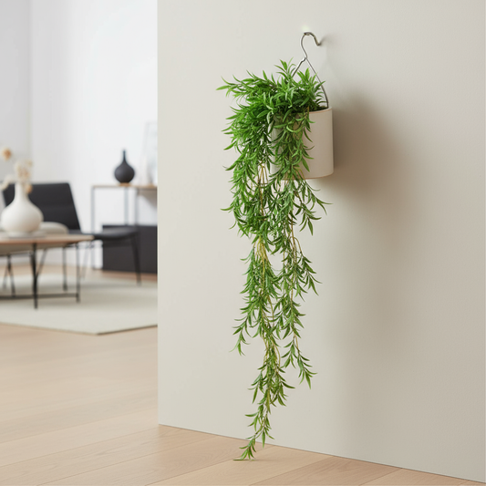 Aavana Greens Artificial Hanging Creepers for Balcony Terrace Living Room & Vertical Garden Decoration – UV Protected & Maintenance Free