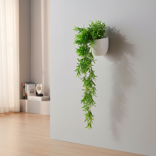 Aavana Greens Artificial Hanging Creepers for Balcony Terrace Living Room & Vertical Garden Decoration – UV Protected & Maintenance Free