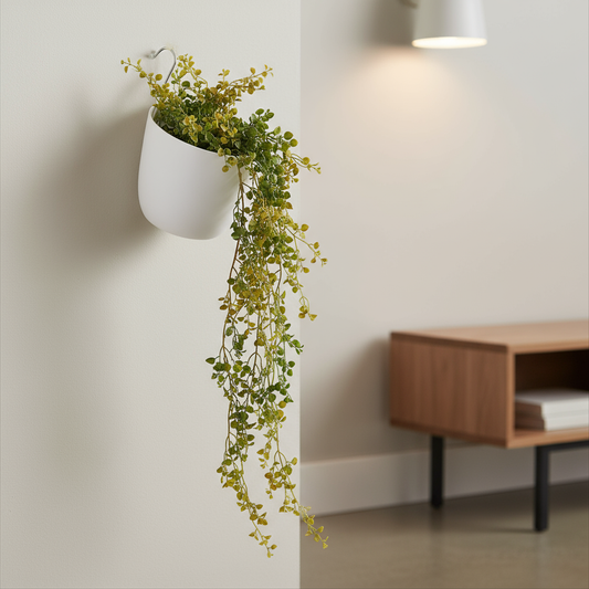 Aavana Greens Artificial Hanging Creepers without Pot for Balcony Terrace Living Room & Vertical Garden Decoration – UV Protected & Maintenance Free