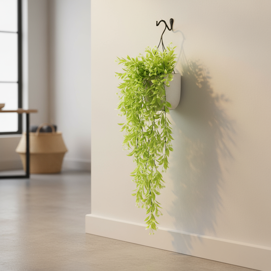 Aavana Greens Artificial Hanging Creeper without Pot for Balcony Terrace Living Room & Vertical Garden Decoration – UV Protected & Maintenance Free