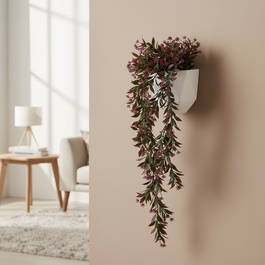 Aavana Greens Artificial Hanging Creeper without Pot for Balcony Terrace Living Room & Vertical Garden Decoration – UV Protected & Maintenance Free