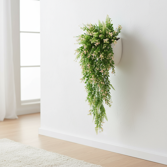 Aavana Greens Artificial Hanging Creeper without Pot for Balcony Terrace Living Room & Vertical Garden Decoration – UV Protected & Maintenance Free