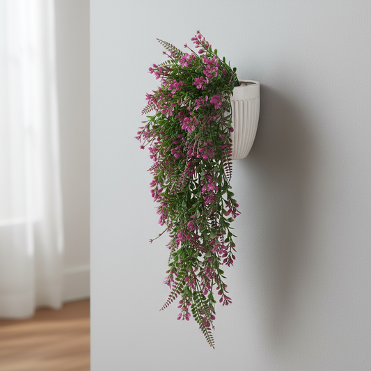 Aavana Greens Artificial Hanging Creeper without Pot for Balcony Terrace Living Room & Vertical Garden Decoration – UV Protected & Maintenance Free