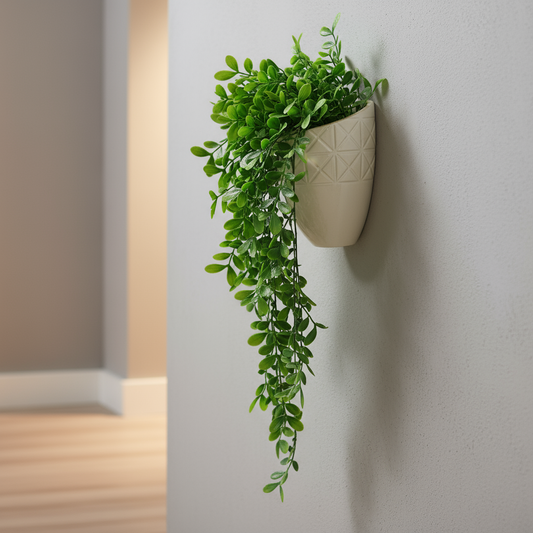 Aavana Greens Artificial Hanging Creeper without Pot for Balcony Terrace Living Room & Vertical Garden Decoration – UV Protected & Maintenance Free