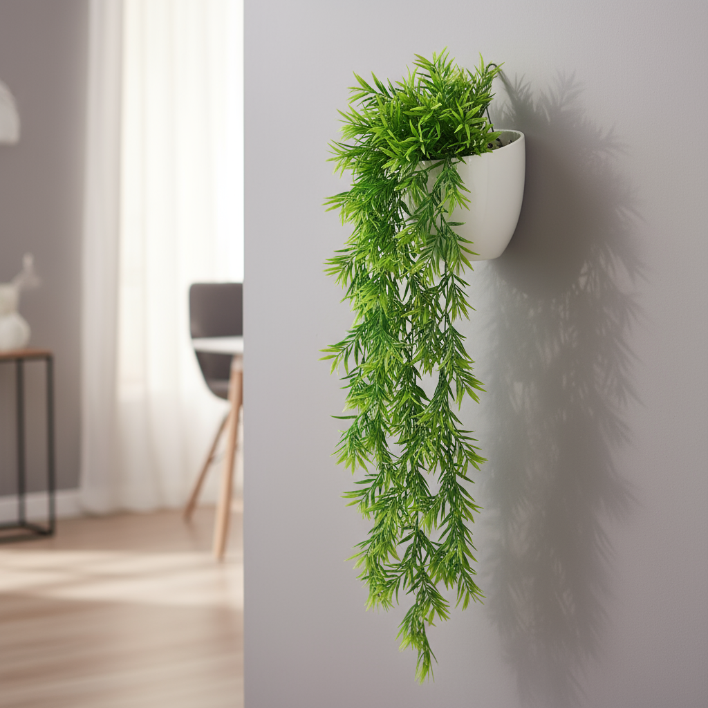 Aavana Greens Artificial Hanging Creeper without Pot for Balcony Terrace Living Room & Vertical Garden Decoration – UV Protected & Maintenance Free