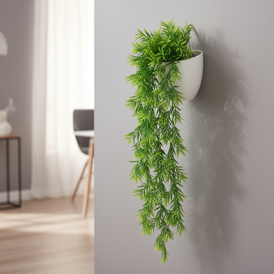 Aavana Greens Artificial Hanging Creeper without Pot for Balcony Terrace Living Room & Vertical Garden Decoration – UV Protected & Maintenance Free