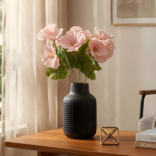 Aavana Greens Artificial Bush Plant for Home & Office Décor - Realistic Green Foliage Indoor Decoration (Pot Not Included)