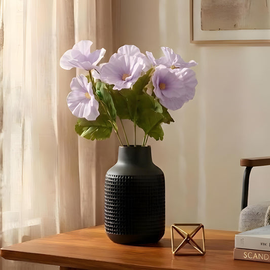 Aavana Greens Artificial Bush Plant for Home & Office Décor - Realistic Green Foliage Indoor Decoration (Pot Not Included)