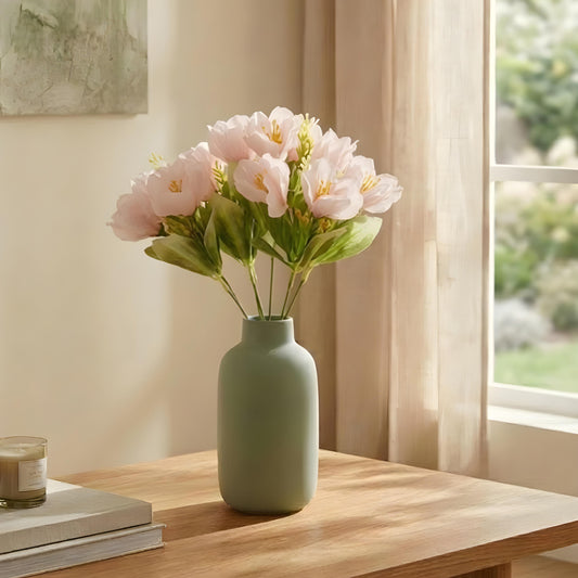 Aavana Greens Artificial Bush Plant for Home & Office Décor - Realistic Green Foliage Indoor Decoration (Pot Not Included)