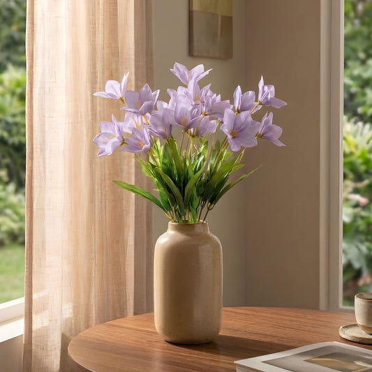 Aavana Greens Artificial Bush Plant for Home & Office Décor - Realistic Green Foliage Indoor Decoration (Pot Not Included)