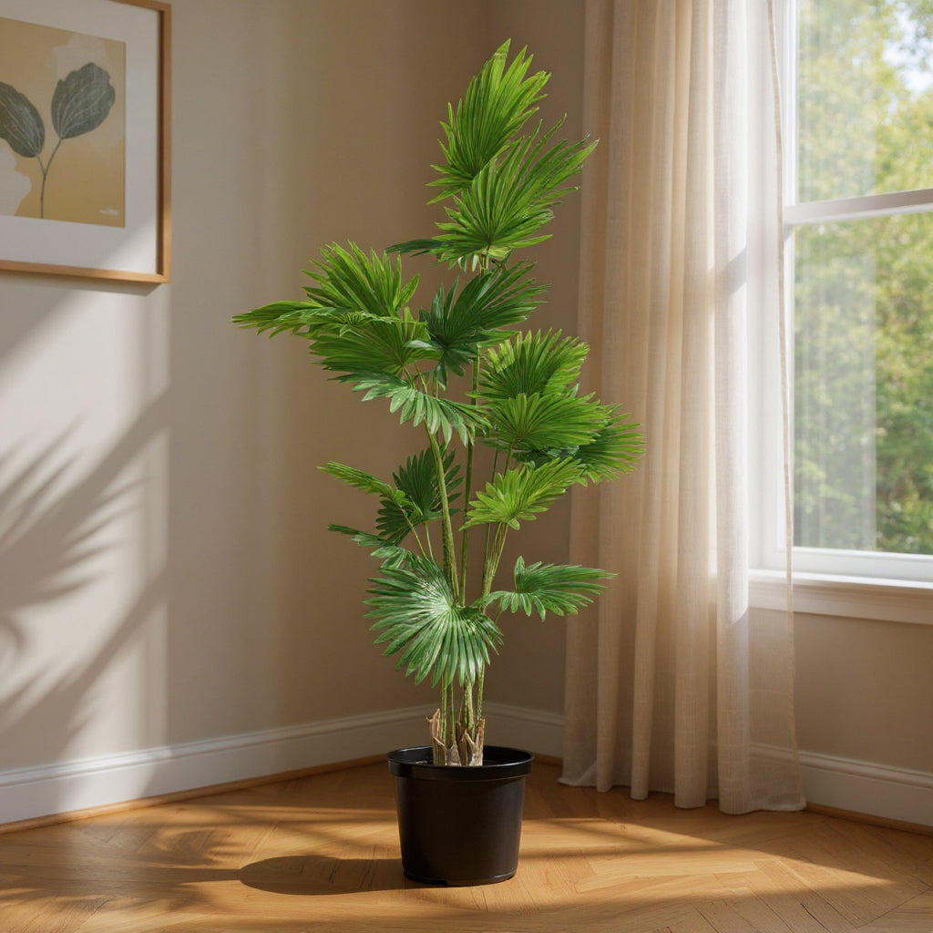 Aavana Greens 6.5 Feet (195 CM) Artificial Plant for Indoor and Outdoor, Home, Shop, Office, Restaurant Decoration, Pack of 1