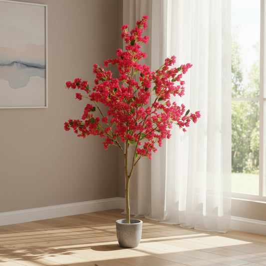 Aavana Greens 7 Feet (210 CM) Artificial Plant for Indoor and Outdoor, Home, Shop, Office, Restaurant Decoration, Pack of 1