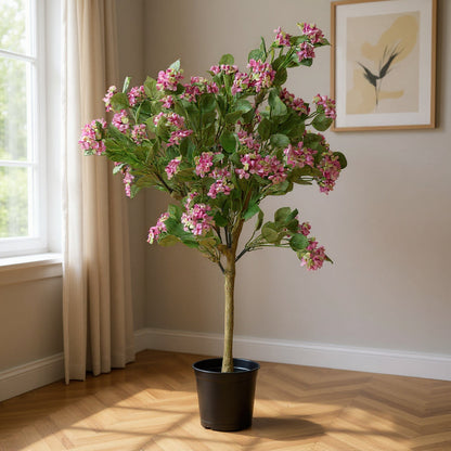 Aavana Greens (120 CM) Artificial Hydrangea Plant for Outdoor & Indoor