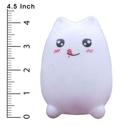 Aavana Greens LED Cat Night Light, Battery Powered Night Light for Kids, Cute Lamp with Warm White Breathing Mode, Christmas Gifts for Kids, Baby, Children, Lady