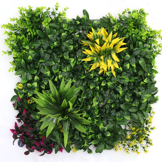 Artificial Vertical Grass Panels for Wall, Pack of 1, Balconies & Outdoor Areas Decoration (Size-50 x 50 CM)