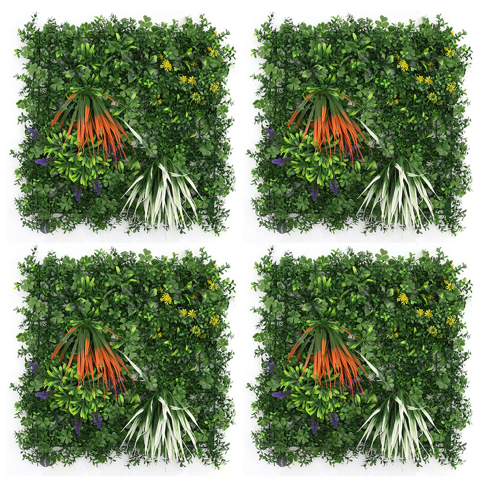 Artificial Vertical Grass Panels for Wall, Pack of 1, Balconies & Outdoor Areas Decoration (Size-50 x 50 CM)