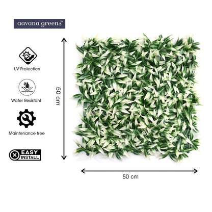 Artificial Vertical Grass Panels for Wall, Pack of 1, Balconies & Outdoor Areas Decoration (Size-50 x 50 CM)