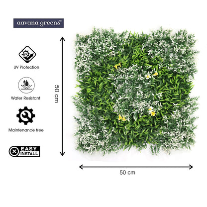Artificial Vertical Grass Panels for Wall, Balconies & Outdoor Areas Decoration (Size-50 x 50 CM)