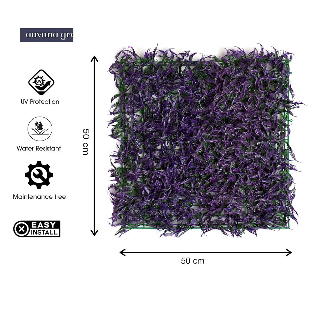 Artificial Vertical Grass Panels for Wall, Pack of 1, Balconies & Outdoor Areas Decoration (Size-50 x 50 CM)