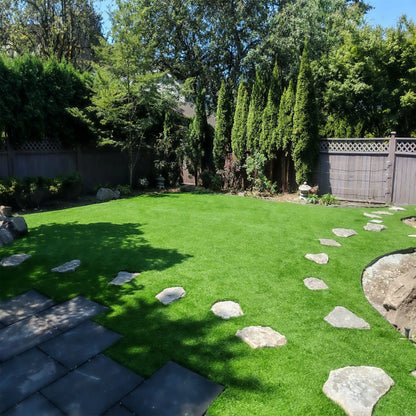 40mm German Jade Double Backing Artificial Grass 6.5 Feet Width PE & PU Material Grass For Indoor And Outdoor Use