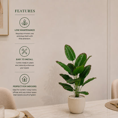 Aavana Greens (75 CM) Artificial Banana Plant for Outdoor & Indoor