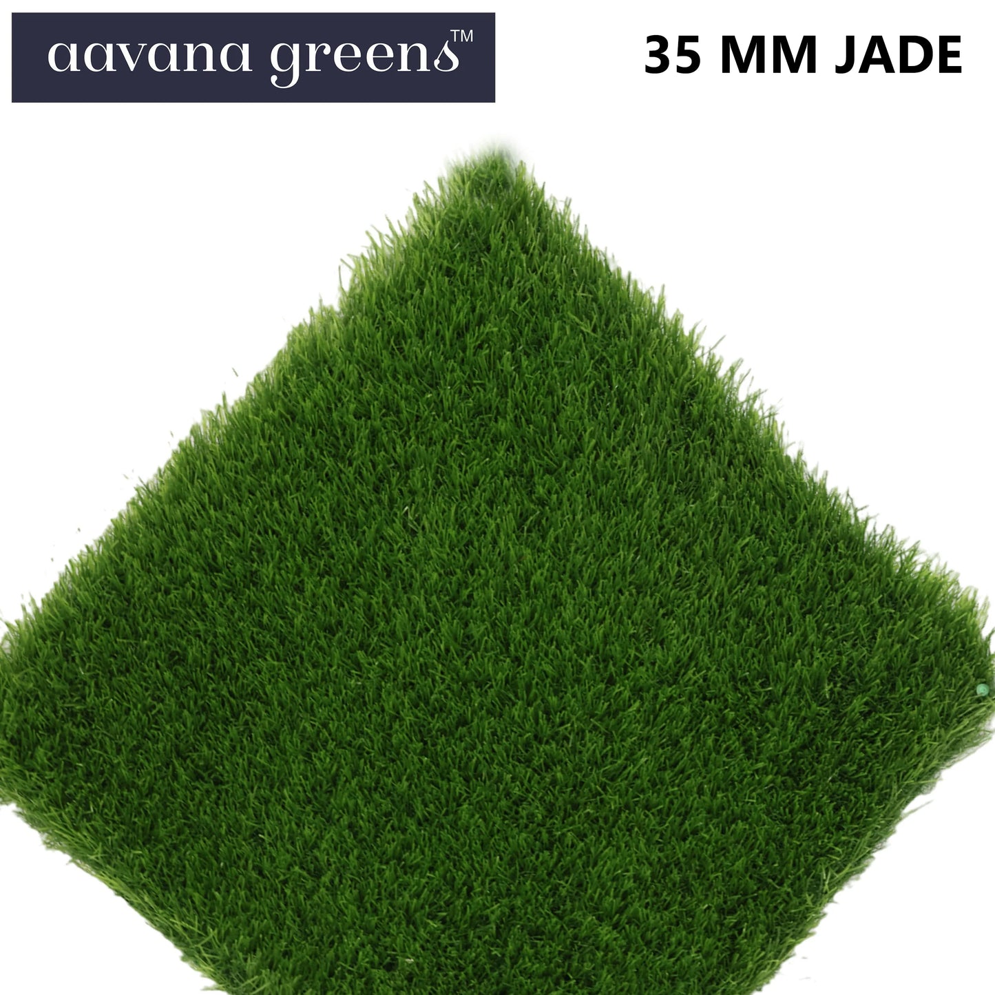 35mm German Jade Double Backing Artificial Grass 6.5 Feet Width PE & PU Material Grass For Indoor And Outdoor Use